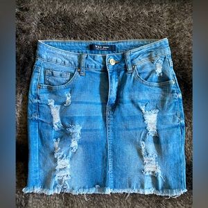 Wax Jeans mini skirt